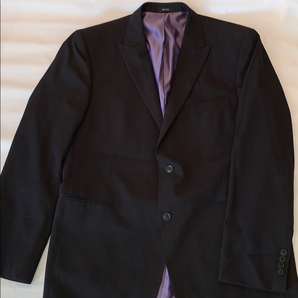 Black and Purple Suit Jacket - Picture 1 of 3